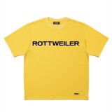 画像: 【25春夏ご予約受付中！25年4月入荷予定】ROTTWEILER/R9 LOGO TEE（YELLOW）［オリジナルT-25春夏］