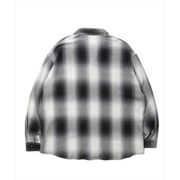 画像2: 【25春夏ご予約受付中！25年3月入荷予定】ROTTWEILER/R9 CHAMPION CHECK SHIRT（BLACK）［チャンピオンチェックシャツ-25春夏］ (2)