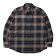 画像1: 【25春夏ご予約受付中！25年3月入荷予定】ROTTWEILER/R9 BRUSHED TWILL SHIRT（BROWN）［ブラッシュドツイルシャツ-25春夏］ (1)