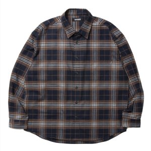 画像: 【25春夏ご予約受付中！25年3月入荷予定】ROTTWEILER/R9 BRUSHED TWILL SHIRT（BROWN）［ブラッシュドツイルシャツ-25春夏］