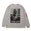 画像1: 【25春夏ご予約受付中！25年3月入荷予定】ROTTWEILER/DOG PHOTO LS TEE（GRAY）［プリント長袖T-25春夏］ (1)