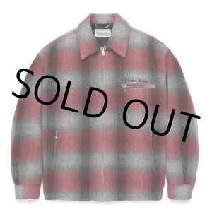 画像: WACKO MARIA/WOOL CHECK 50'S JACKET（RED）［ウールチェック50'S JKT-24秋冬］