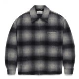 画像: WACKO MARIA/WOOL CHECK 50'S JACKET（GRAY）［ウールチェック50'S JKT-24秋冬］