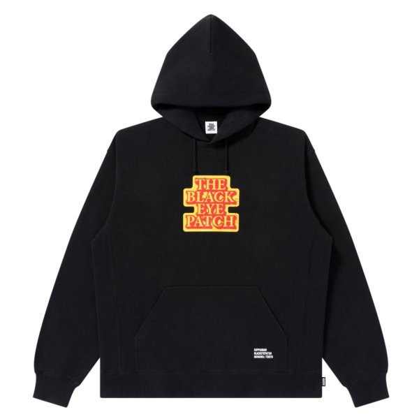 画像1: BlackEyePatch/SUPPAIMAN OG LABEL HOODIE（BLACK） (1)