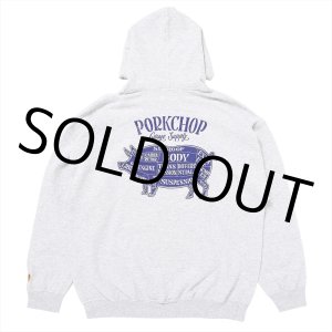 画像: PORKCHOP/PORK BACK HOODIE（ASH）［プルオーバーパーカー-24秋冬］