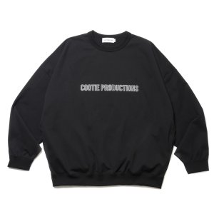 画像: COOTIE PRODUCTIONS/Polyester Ripstop Jersey Crew（Black）［ポリエステルリップストップクルー-24秋冬］