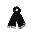 画像2: COOTIE PRODUCTIONS/Wool Stole（Black）［ウールストール-24秋冬］ (2)