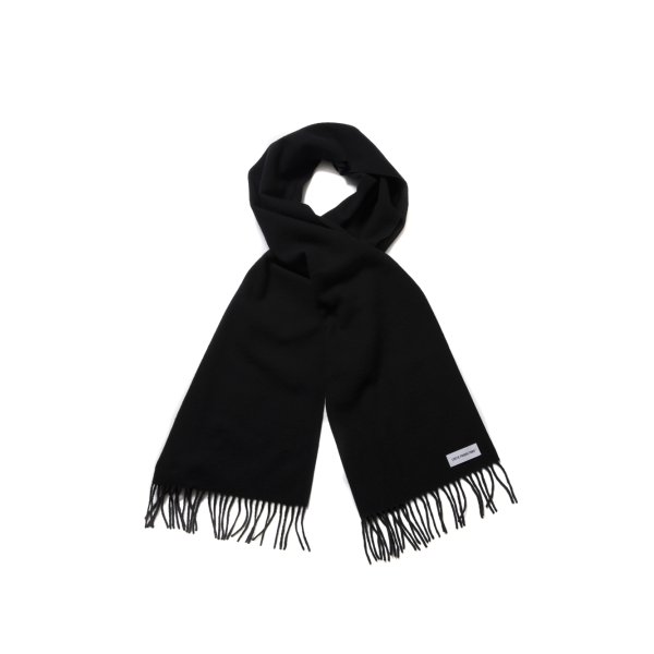 画像2: COOTIE PRODUCTIONS/Wool Stole（Black）［ウールストール-24秋冬］ (2)