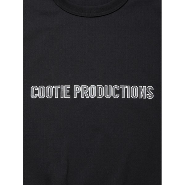 画像3: COOTIE PRODUCTIONS/Polyester Ripstop Jersey Crew（Black）［ポリエステルリップストップクルー-24秋冬］ (3)