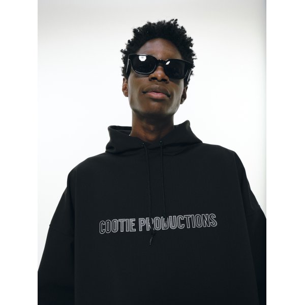 画像4: COOTIE PRODUCTIONS/Polyester Ripstop Jersey Hoodie（Black）［ポリエステルリップストップフーディー-24秋冬］ (4)