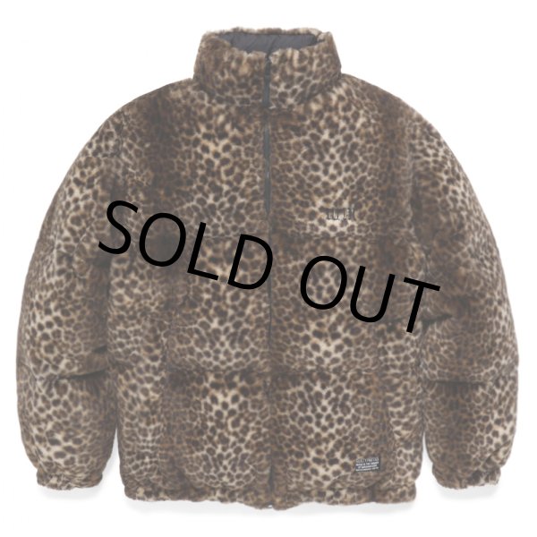 画像1: WACKO MARIA/NANGA / LEOPARD FUR DOWN JACKET（BEIGE）［レオパードファーダウンJKT-24秋冬］ (1)