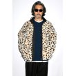 画像3: WACKO MARIA/REVERSIBLE LEOPARD BOA FLEECE JACKET（WHITE）［リバーシブルレオパードボアフリースJKT-24秋冬］ (3)