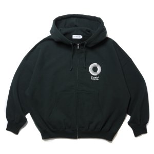 画像: COOTIE PRODUCTIONS/Open End Yarn Heavy Oz Sweat Zip Hoodie（Green）［スウェットジップフーディー-24秋冬］