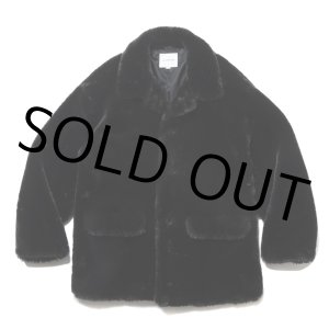 画像: COOTIE PRODUCTIONS/Faux Fur Car Coat（Black）［フェイクファーカーコート-24秋冬］