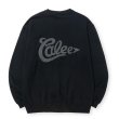 画像2: CALEE/CALEE FOAMING LOGO CREW NECK SW（BLACK）［クルーネックスウェット-24秋冬］ (2)