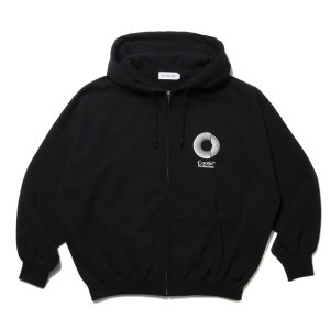 画像: COOTIE PRODUCTIONS/Open End Yarn Heavy Oz Sweat Zip Hoodie（Black）［スウェットジップフーディー-24秋冬］