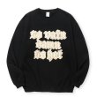 画像1: CALEE/"S.V.D.S.H" CREW NECK SW ＜NATURALLY PAINT DESIGN＞（BLACK）［クルーネックスウェット-24秋冬］ (1)