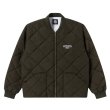 画像2: BlackEyePatch/HWC LABEL EMBROIDERED QUILTED JACKET（OLIVE） (2)