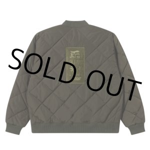 画像: BlackEyePatch/HWC LABEL EMBROIDERED QUILTED JACKET（OLIVE）