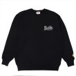 画像2: PORKCHOP/SQUARE LOGO SWEAT（BLACK）［クルーネックスウェット-24秋冬］ (2)