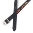 画像6: CHALLENGER/FIRE LEATHER BELT（BLACK）［ファイヤーレザーベルト-25春夏］ (6)