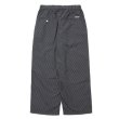 画像2: COOTIE PRODUCTIONS/Garment Dyed Ripstop Check Easy Pants（Black）［チェックイージーパンツ-24春夏］ (2)