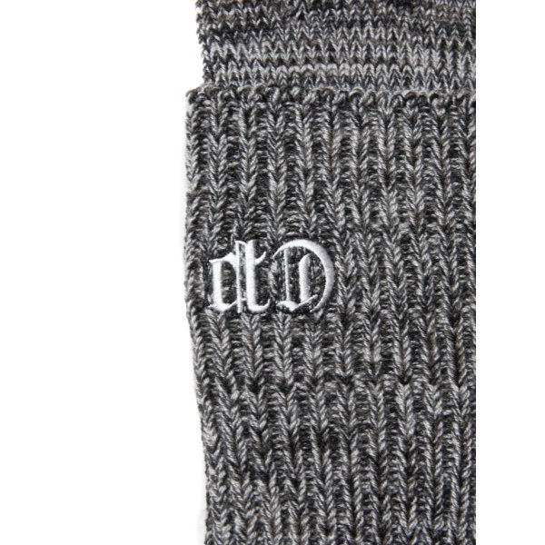 画像4: COOTIE PRODUCTIONS/Lowgauge Fingerless Knit Glove（Gray Mix）［フィンガーレスグローブ-24秋冬］ (4)