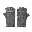 画像1: COOTIE PRODUCTIONS/Lowgauge Fingerless Knit Glove（Gray Mix）［フィンガーレスグローブ-24秋冬］ (1)