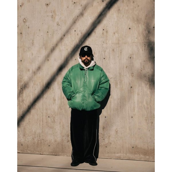 画像4: COOTIE PRODUCTIONS/Glossy Shell Down Jacket（Green）［グロッシーシェルダウンJKT-24秋冬］ (4)