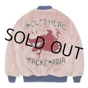 画像: WACKO MARIA/WOLF'S HEAD / FUR SKA JACKET（PINK）［ファースカJKT-24秋冬］