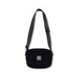 画像1: BlackEyePatch/OG LABEL CORDUROY SHOULDER BAG（BLACK） (1)