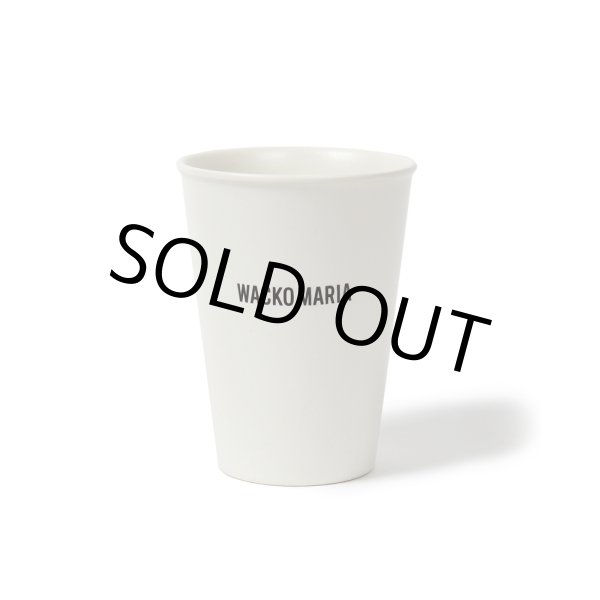 画像1: WACKO MARIA/CERAMIC CUP（WHITE）［セラミックカップ-24秋冬］ (1)