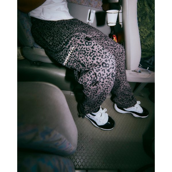 画像3: BlackEyePatch/TACTICAL LOGO LEOPARD CARGO PANTS（CHARCOAL） (3)