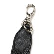 画像3: CALEE/STUDS LEATHER FLAT SHORT KEY RING（BLACK）［ショートキーリング-24秋冬］ (3)