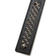 画像4: CALEE/STUDS LEATHER FLAT LONG KEY RING（BLACK）［ロングキーリング-24秋冬］ (4)