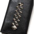 画像4: CALEE/STUDS LEATHER KEY CASE（BLACK）［キーケース-24秋冬］ (4)