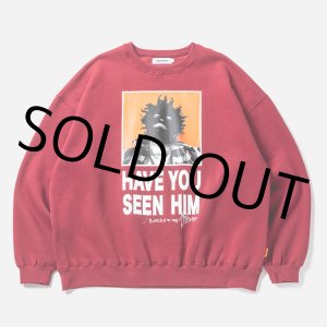 画像: TIGHTBOOTH/TBKB / HAVE YOU SEEN HIM CREW SWEAT（Burgundy）［クルースウェット-24冬］