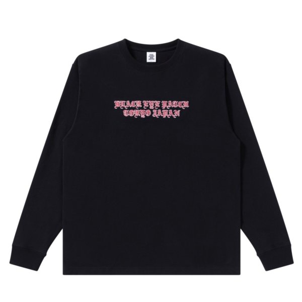 画像1: BlackEyePatch/LINCOLN BLACKLETTERS L/S TEE（BLACK） (1)