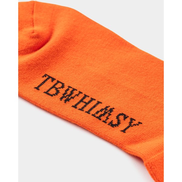 画像5: TIGHTBOOTH/LABEL LOGO SOCKS（Orange）［ソックス-24秋冬］ (5)