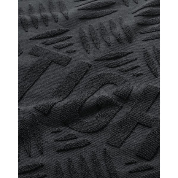 画像2: TIGHTBOOTH/CHECKER PLATE JAQUARD BATH TOWEL（Black）［バスタオル-24秋冬］ (2)