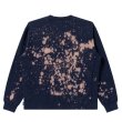 画像2: BlackEyePatch/SMALL OG ACID SPLATTERED CREW SWEAT（NAVY） (2)