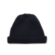 画像1: COOTIE PRODUCTIONS/Lowgauge Roll Up Beanie（Dark Navy）［ロールアップビーニー-25春夏］ (1)