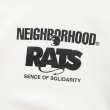 画像4: RATS/20th RATS×NEIGHBORHOOD HOODED（WHITE）［クロスネックフーディー-25春夏］ (4)