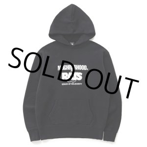 画像: RATS/20th RATS×NEIGHBORHOOD HOODED（BLACK）［クロスネックフーディー-25春夏］