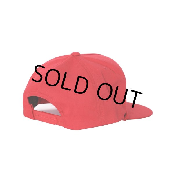 画像2: PORKCHOP/FIRE UP WAPPEN CAP（RED）［ワッペンキャップ-24秋冬］ (2)