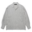 画像1: WACKO MARIA/DOTS HAWAIIAN SHIRT（GRAY）［ドットハワイアンシャツ-25春夏］ (1)