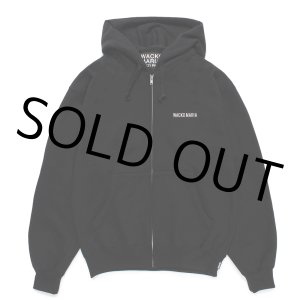 画像: WACKO MARIA/HEAVY WEIGHT FULL ZIP HOODED SWEAT SHIRT（BLACK）［ジップアップパーカー-25春夏］