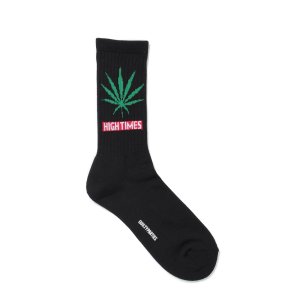 画像: WACKO MARIA/HIGH TIMES / JACQUARD SOCKS（BLACK）［ジャガードソックス-25春夏］