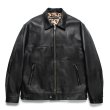 画像1: WACKO MARIA/LEATHER SINGLE RIDERS JACKET（BLACK）［レザーシングルライダースJKT-25春夏］ (1)