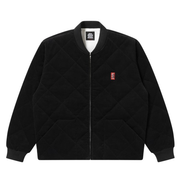 画像1: BlackEyePatch/SMALL HWC QUILTED CORDUROY JACKET（BLACK） (1)